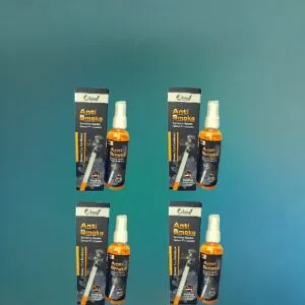 Anti Smoke Anti Tobacco Smoke Odour Eliminator 100ml. X 4 (Pack of 4)