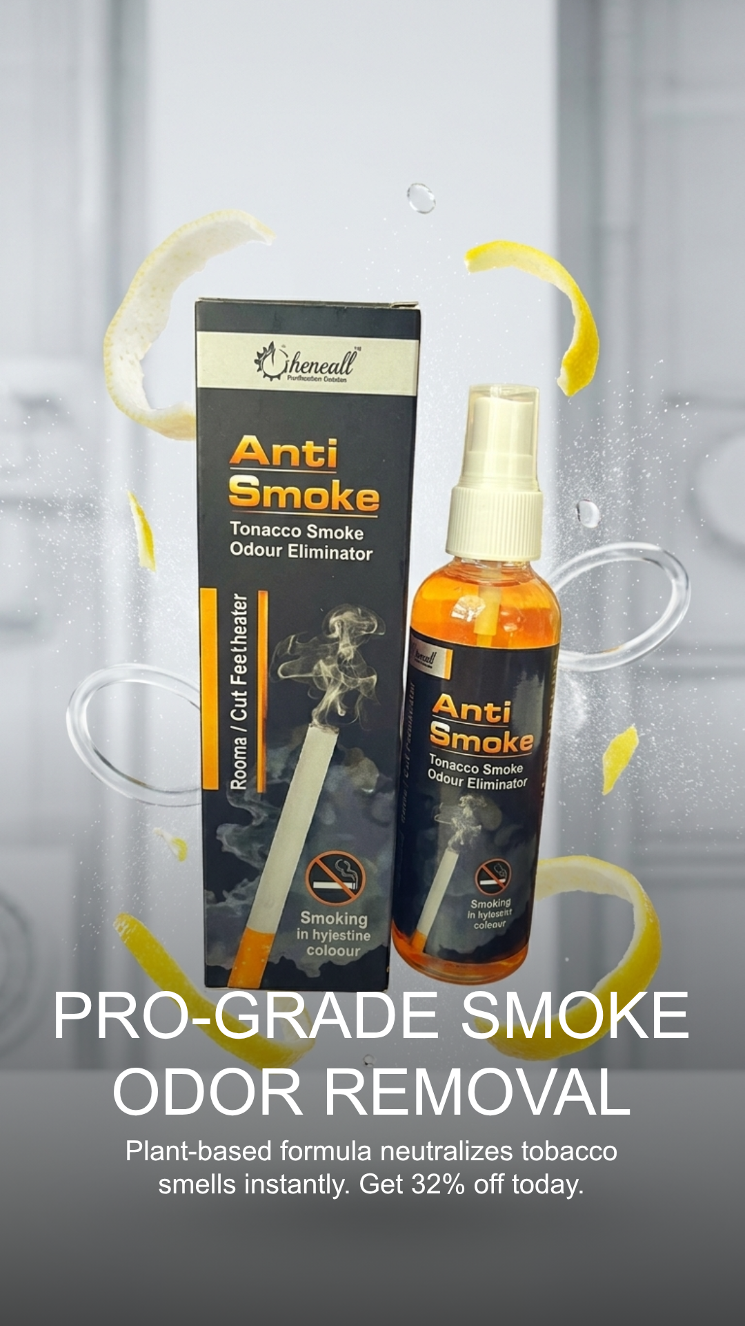 Anti Smoke Anti Tobacco Smoke Odour Eliminator