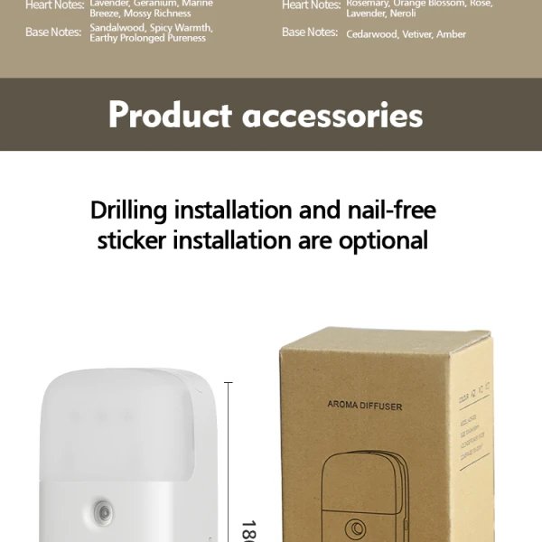Remote control ultrasonic aroma diffuser