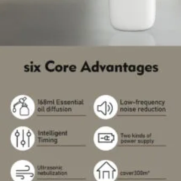 LCD digital control ultrasonic aroma diffuser