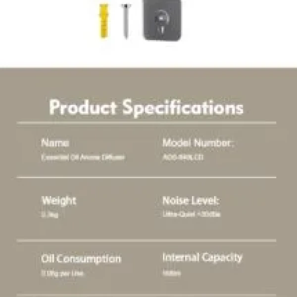 LCD digital control ultrasonic aroma diffuser