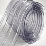PVC CURTAIN RIBBED TRANS